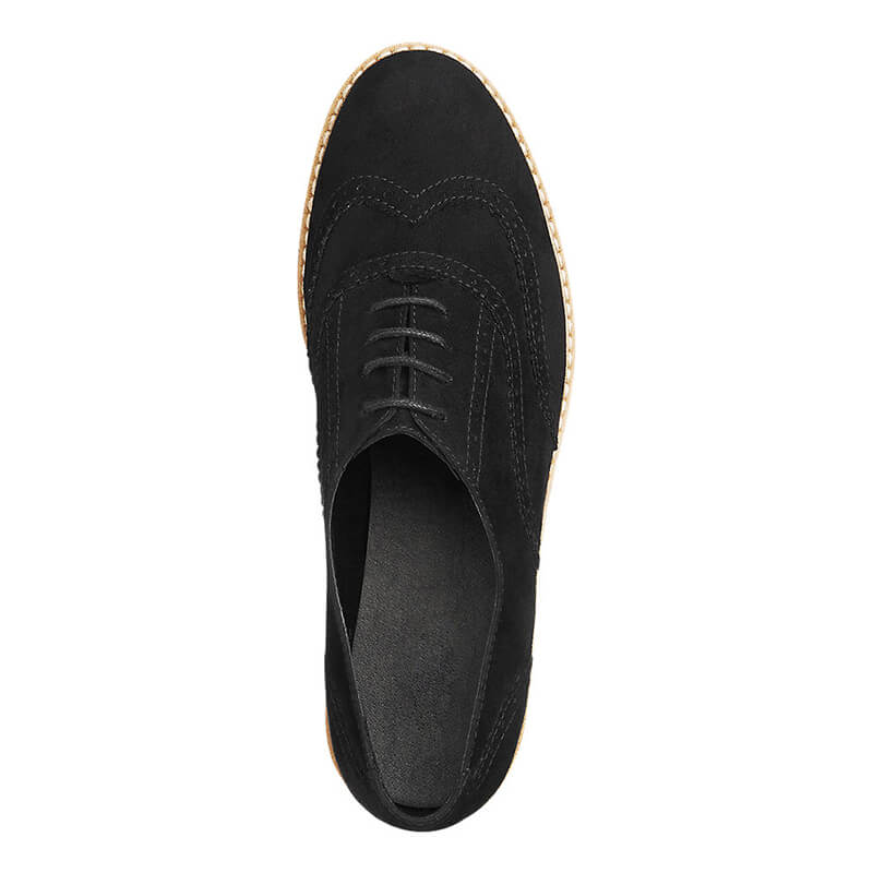 Gri Kadın Oxford Ayakkabı - Görsel 2