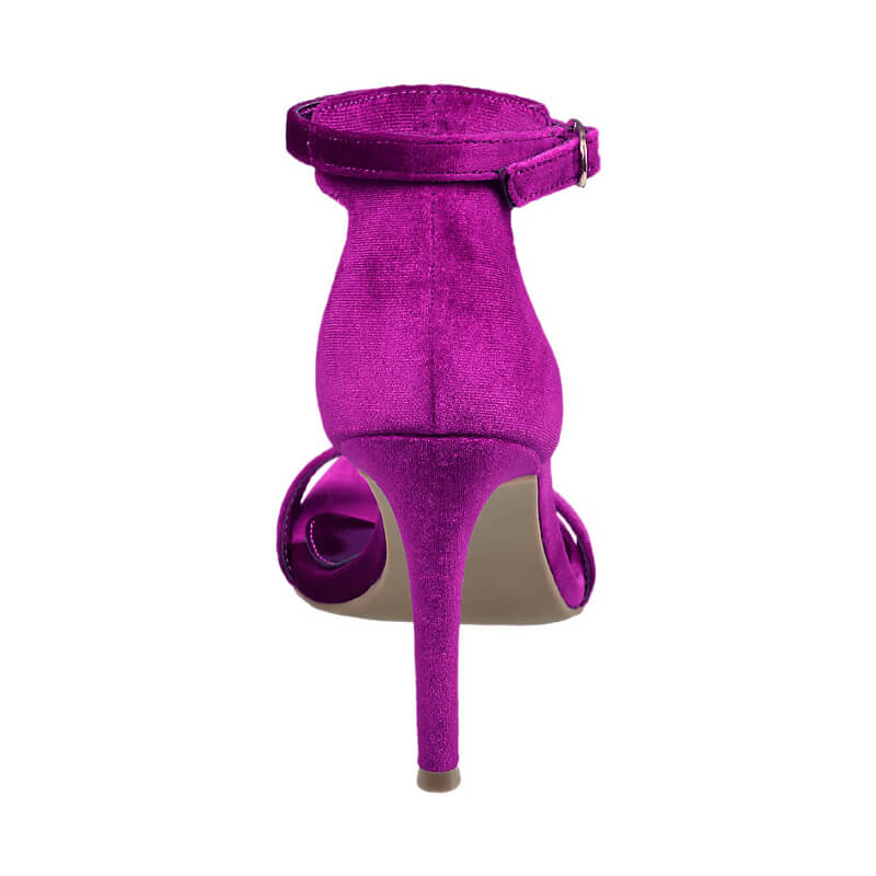 Fuşya Kadın Topuklu Ayakkabı - Görsel 3